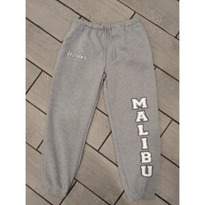 Faded Rose Essentials Malibu California Sweatpants Gray Joggers Mens Large